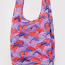 BAGGU - BIG BAGGU Große Einkaufstasche • Dolphins - ROSA ECK