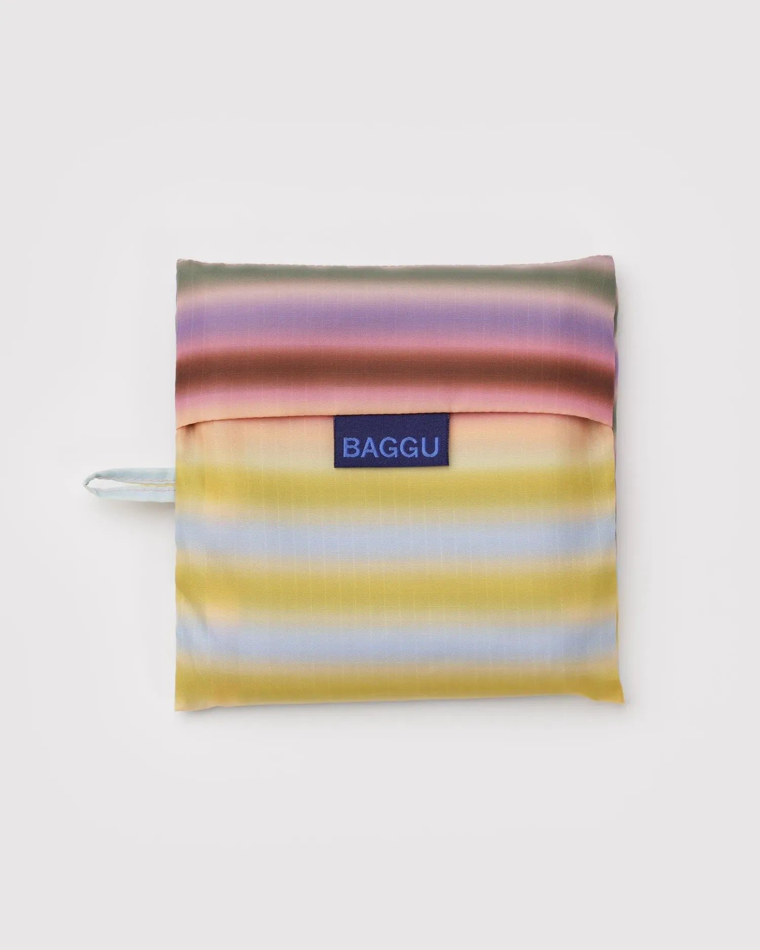 BAGGU - BIG BAGGU Große Einkaufstasche • Gradient Stripe Multi - ROSA ECK