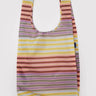 BAGGU - BIG BAGGU Große Einkaufstasche • Gradient Stripe Multi - ROSA ECK