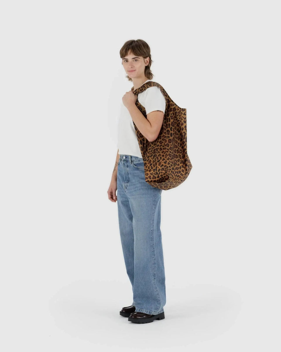 BAGGU - BIG BAGGU Große Einkaufstasche • Leopard - Tasche - ROSA ECK Concept Store