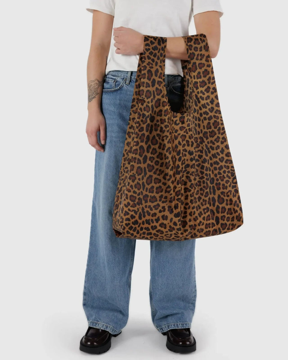 BAGGU - BIG BAGGU Große Einkaufstasche • Leopard - Tasche - ROSA ECK Concept Store