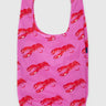 BAGGU - BIG BAGGU Große Einkaufstasche • Pink Lobster - Tasche - ROSA ECK