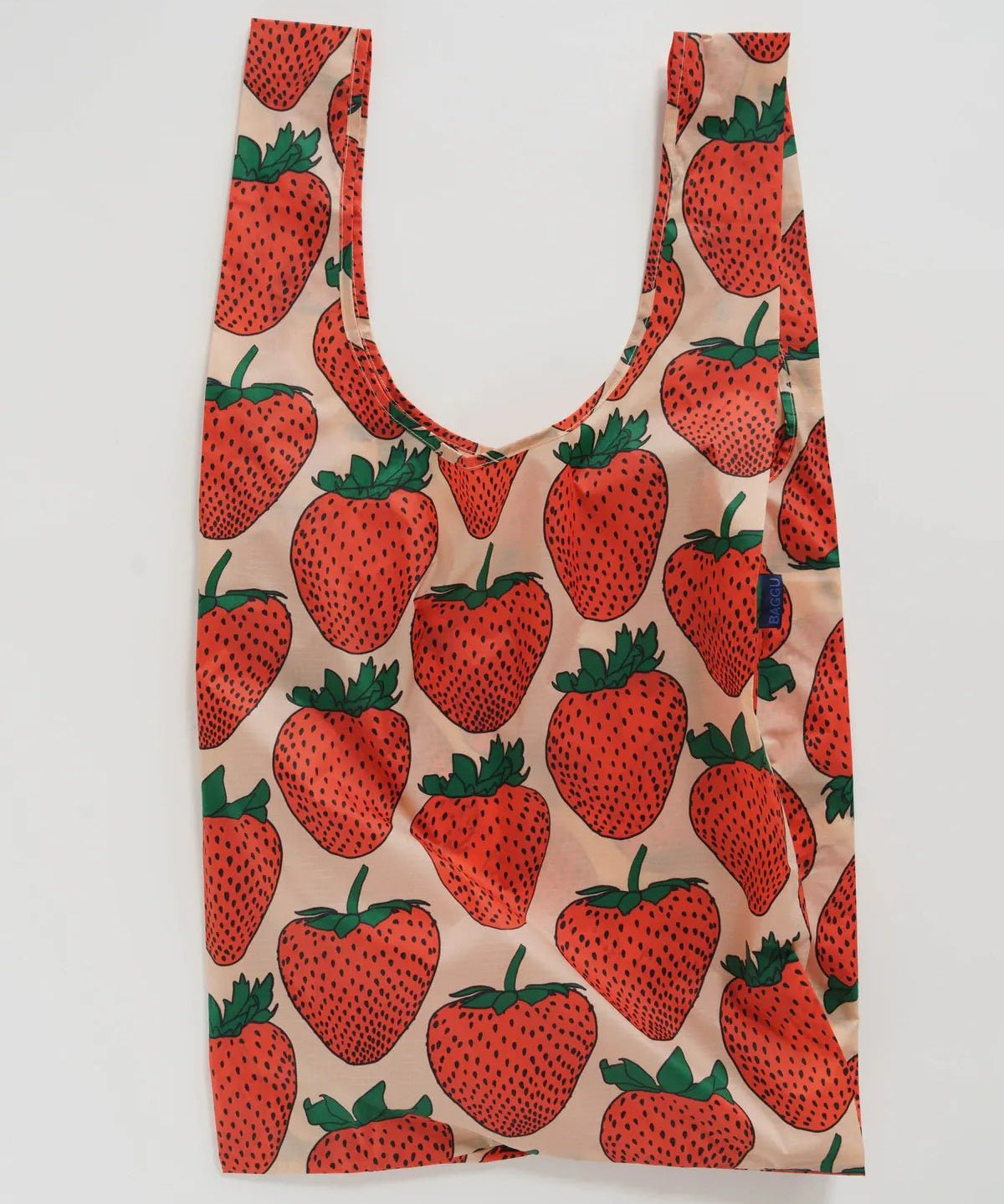 BAGGU - BIG BAGGU Große Einkaufstasche • Strawberry - Tasche - ROSA ECK