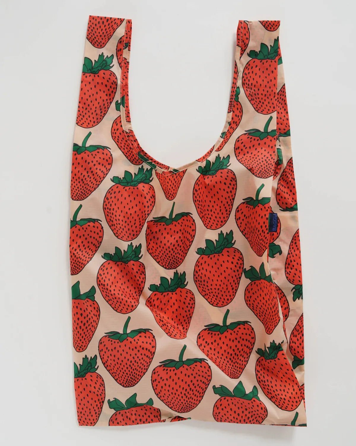 BAGGU - BIG BAGGU Große Einkaufstasche • Strawberry - Tasche - ROSA ECK