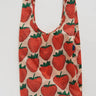BAGGU - BIG BAGGU Große Einkaufstasche • Strawberry - Tasche - ROSA ECK