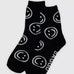 BAGGU - CREW SOCK Socken | Black Happy - ROSA ECK