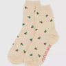 BAGGU - CREW SOCK Socken | Cream Rosette - ROSA ECK