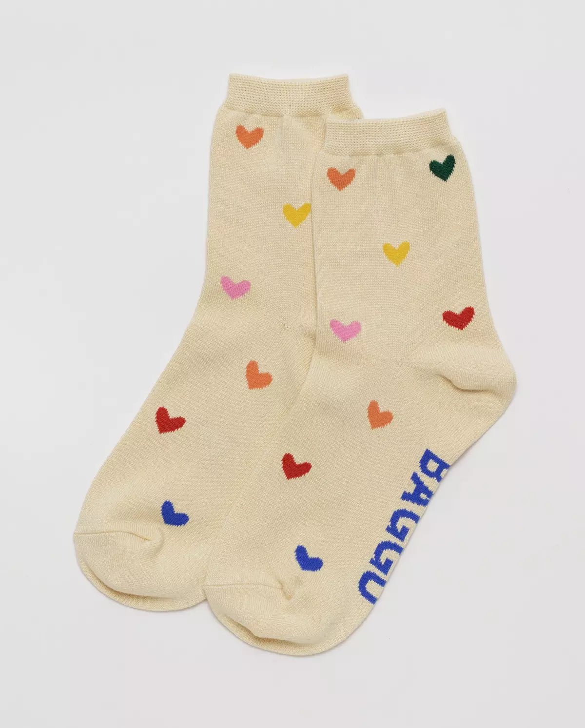 BAGGU - CREW SOCK Socken | Hearts - ROSA ECK