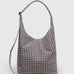 BAGGU - LARGE NYLON SLING Umhängetasche • Black & White Gingham - Umhängetasche - ROSA ECK Concept Store