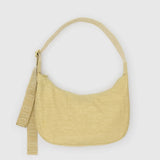 BAGGU - MEDIUM NYLON CRESCENT BAG Schultertasche • Butter - Umhängetasche - ROSA ECK Concept Store