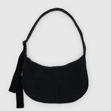 Medium Nylon Crescent Bag Umhängetasche • Black