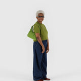 BAGGU - MINI NYLON SHOULDER BAG Schultertasche • Green Juice - Schultertasche - ROSA ECK