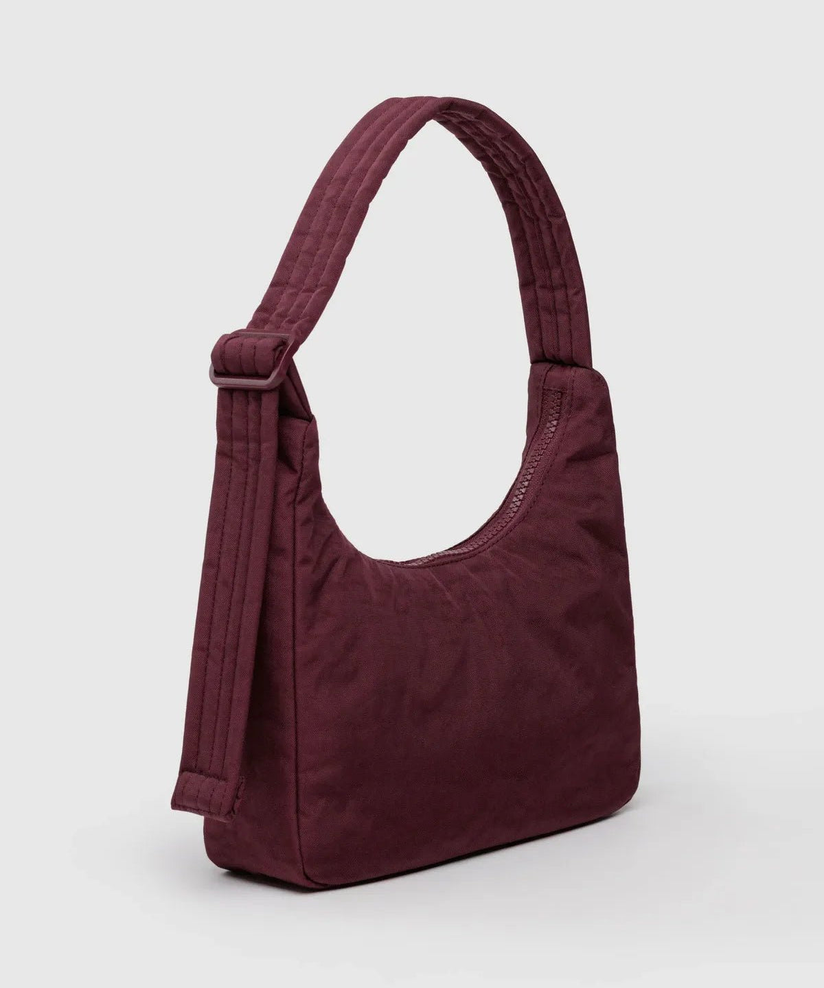 BAGGU - MINI NYLON SHOULDER BAG Schultertasche • Mahogany - Schultertasche - ROSA ECK