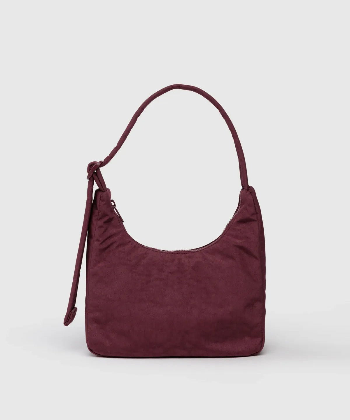 BAGGU - MINI NYLON SHOULDER BAG Schultertasche • Mahogany - Schultertasche - ROSA ECK