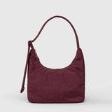 BAGGU - MINI NYLON SHOULDER BAG Schultertasche • Mahogany - Schultertasche - ROSA ECK