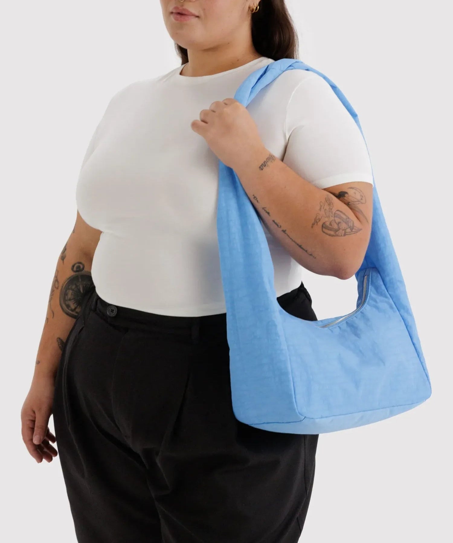 BAGGU - Nylon Meringue Bag Umhängetasche • Piscine - ROSA ECK