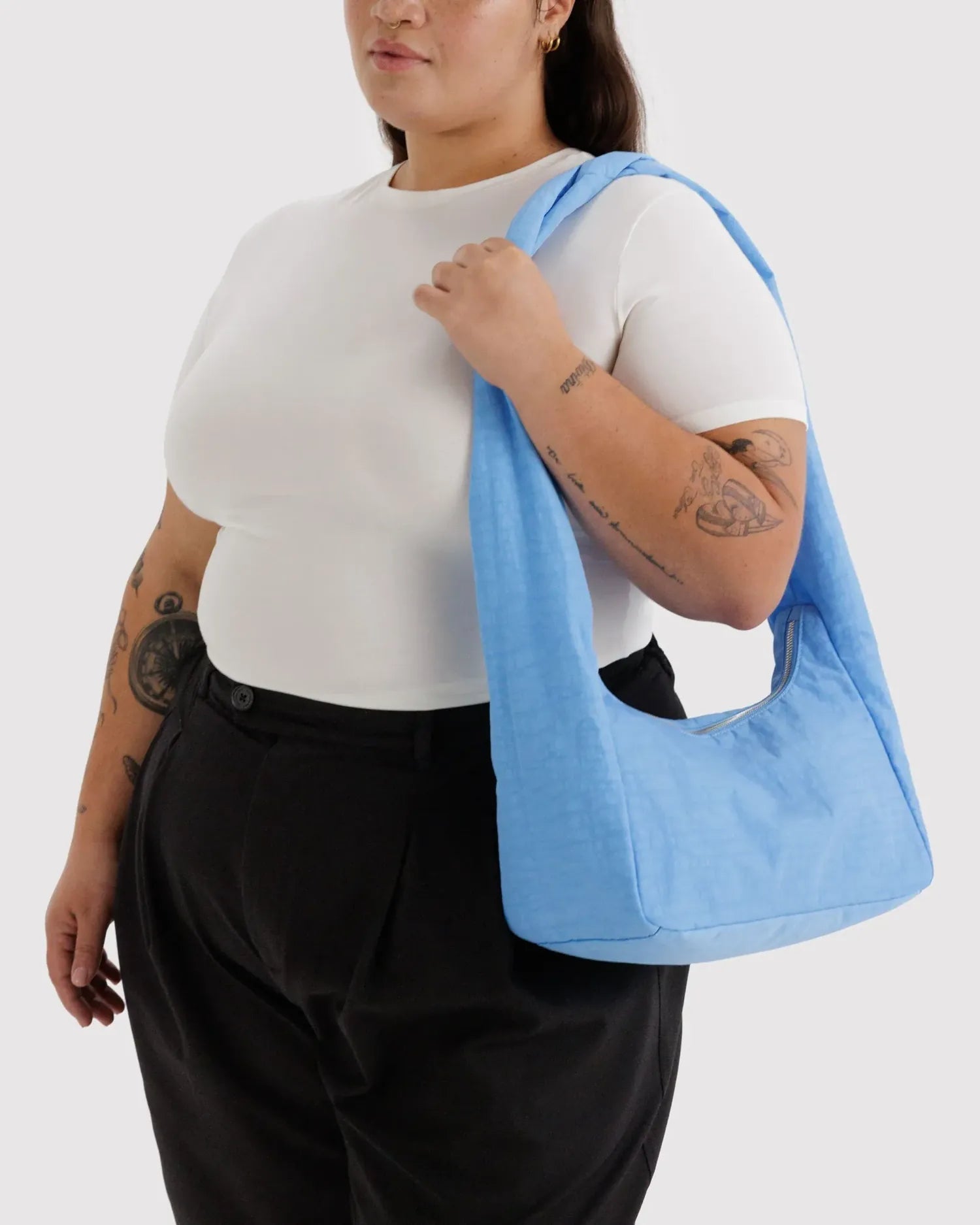 BAGGU - Nylon Meringue Bag Umhängetasche • Piscine - ROSA ECK