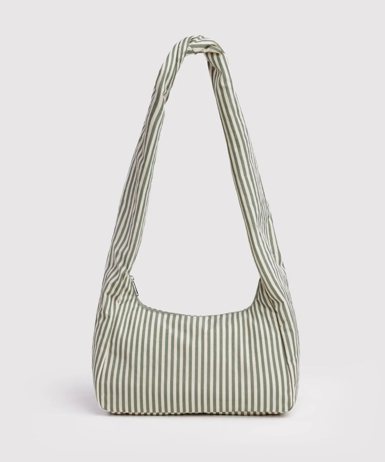 BAGGU - Nylon Meringue Bag Umhängetasche • Sage Stripe - ROSA ECK