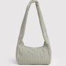 BAGGU - Nylon Meringue Bag Umhängetasche • Sage Stripe - ROSA ECK