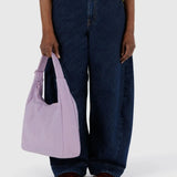 BAGGU - NYLON SHOULDER BAG Schultertaschen • Dusty Pink - Schultertasche - ROSA ECK Concept Store