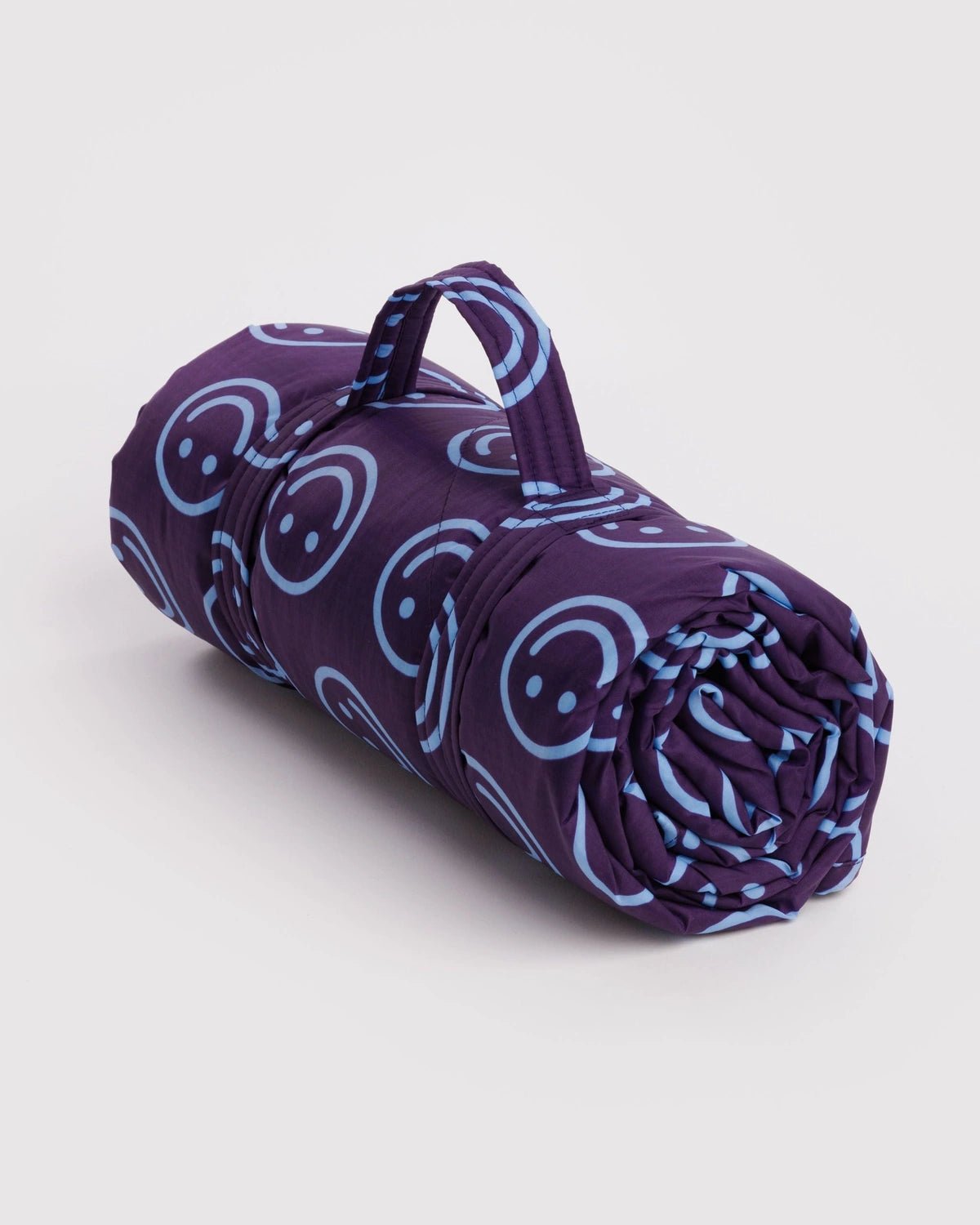 BAGGU - Picknickdecke • Indigo Happy - ROSA ECK