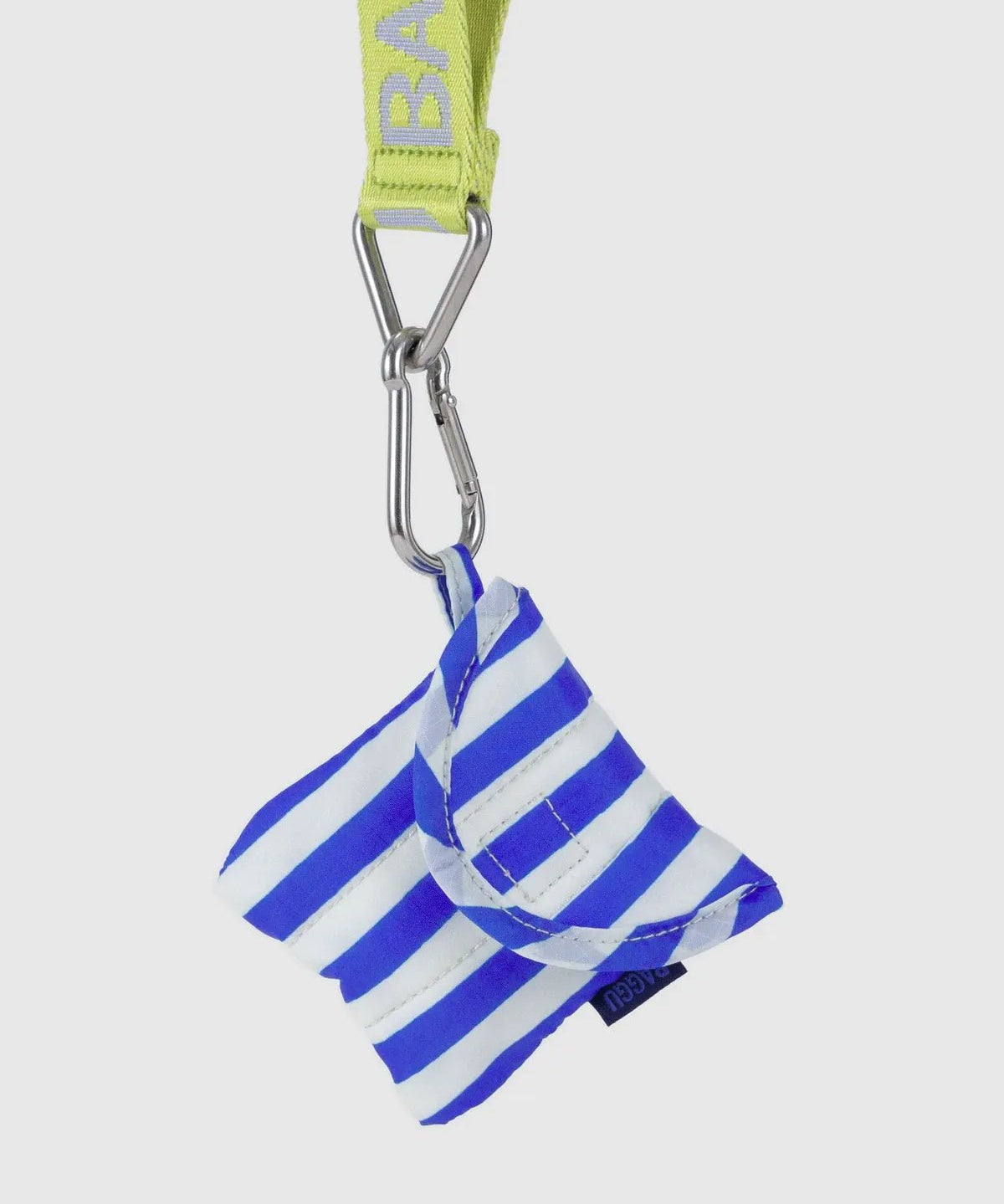 BAGGU - PUFFY Kopfhörer - Etui • Blue Painted Stripe - Kopfhörer - Etui - ROSA ECK