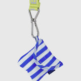 BAGGU - PUFFY Kopfhörer - Etui • Blue Painted Stripe - Kopfhörer - Etui - ROSA ECK