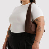 BAGGU - Small Nylon Meringue Bag Schultertasche • Coffee - ROSA ECK