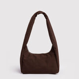 BAGGU - Small Nylon Meringue Bag Schultertasche • Coffee - ROSA ECK