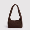 BAGGU - Small Nylon Meringue Bag Schultertasche • Coffee - ROSA ECK