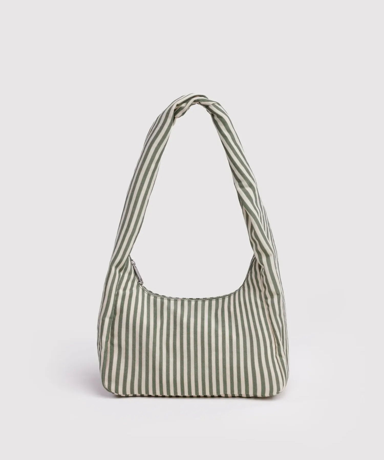 BAGGU - Small Nylon Meringue Bag Schultertasche • Sage Stripe - ROSA ECK