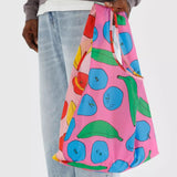 BAGGU - STANDARD BAGGU Einkaufstasche | Apples & Bananas Mix - ROSA ECK - Apfel, Reusable Bag,