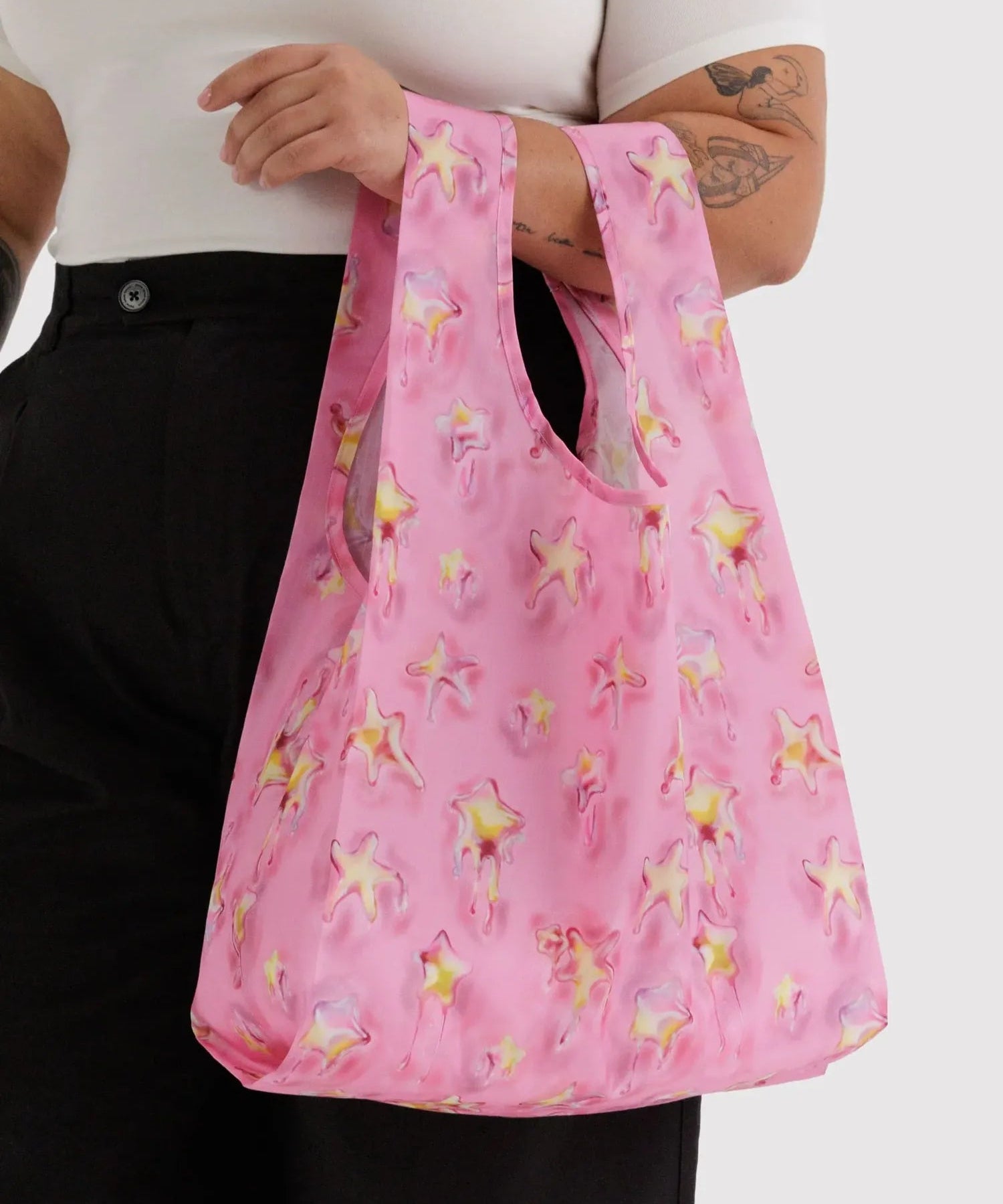 BAGGU - STANDARD BAGGU Einkaufstasche • Dancing Star - ROSA ECK