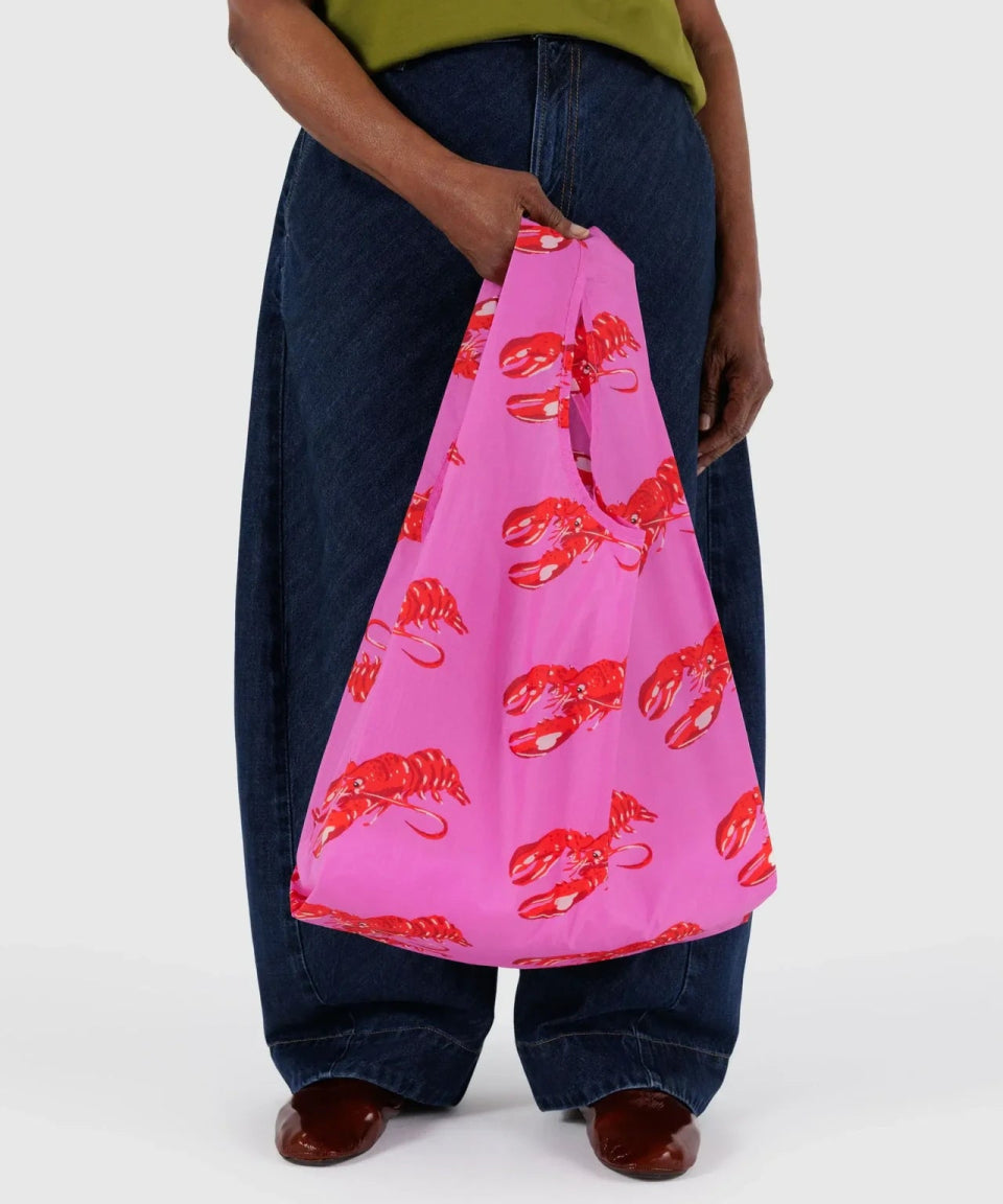 BAGGU - STANDARD BAGGU Einkaufstasche • Pink Lobster - Tasche - ROSA ECK Concept Store