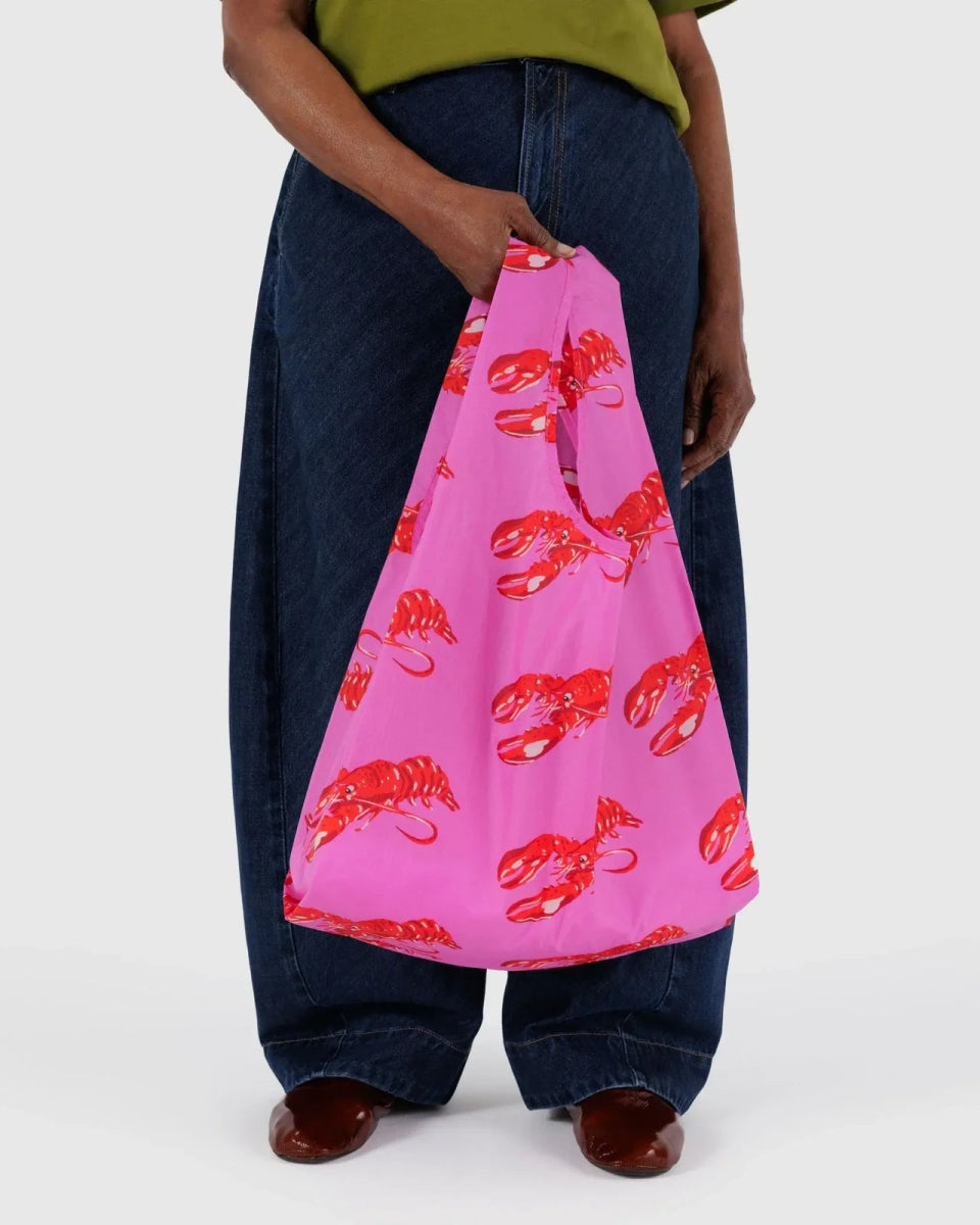 BAGGU - STANDARD BAGGU Einkaufstasche • Pink Lobster - Tasche - ROSA ECK Concept Store