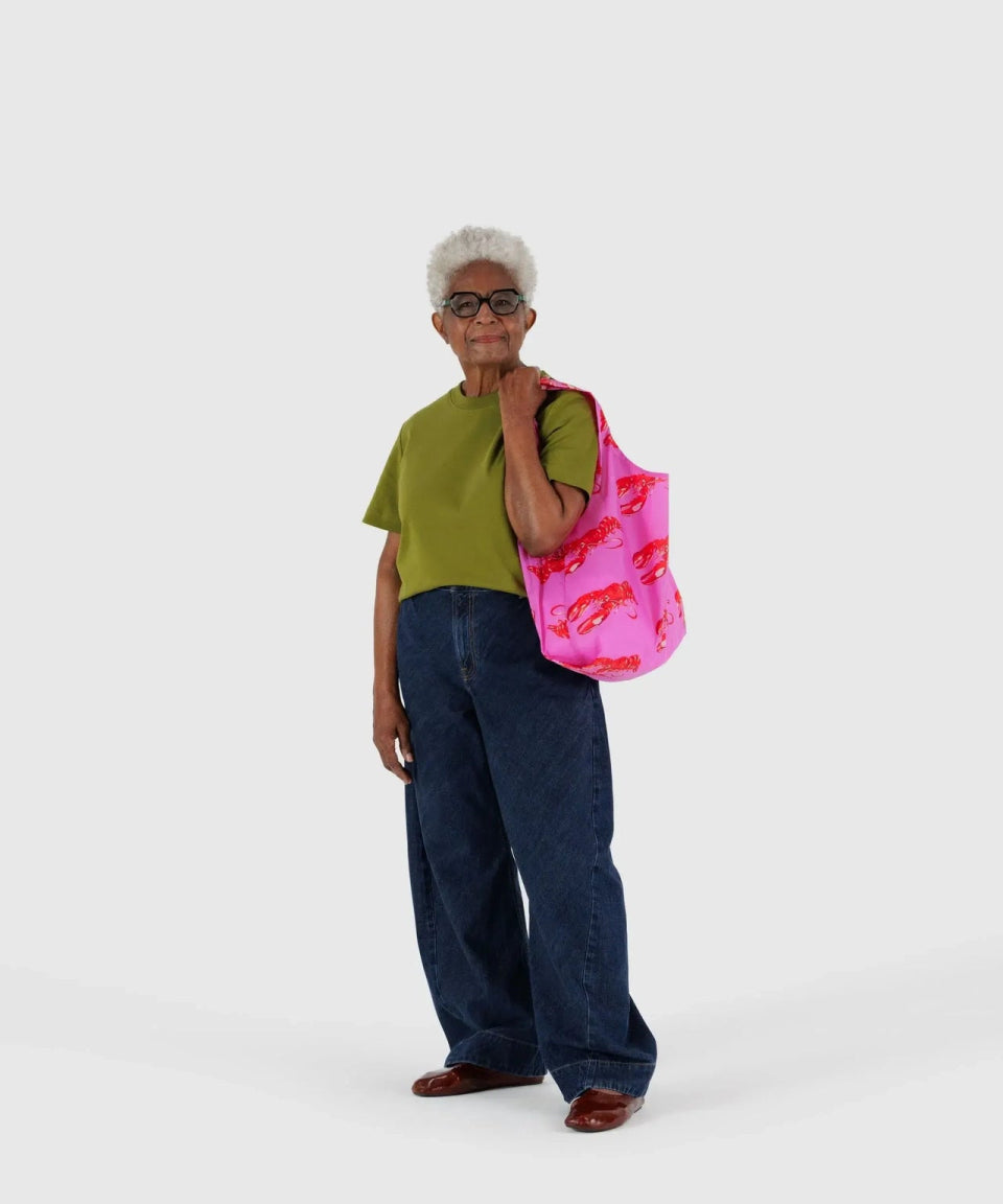 BAGGU - STANDARD BAGGU Einkaufstasche • Pink Lobster - Tasche - ROSA ECK Concept Store