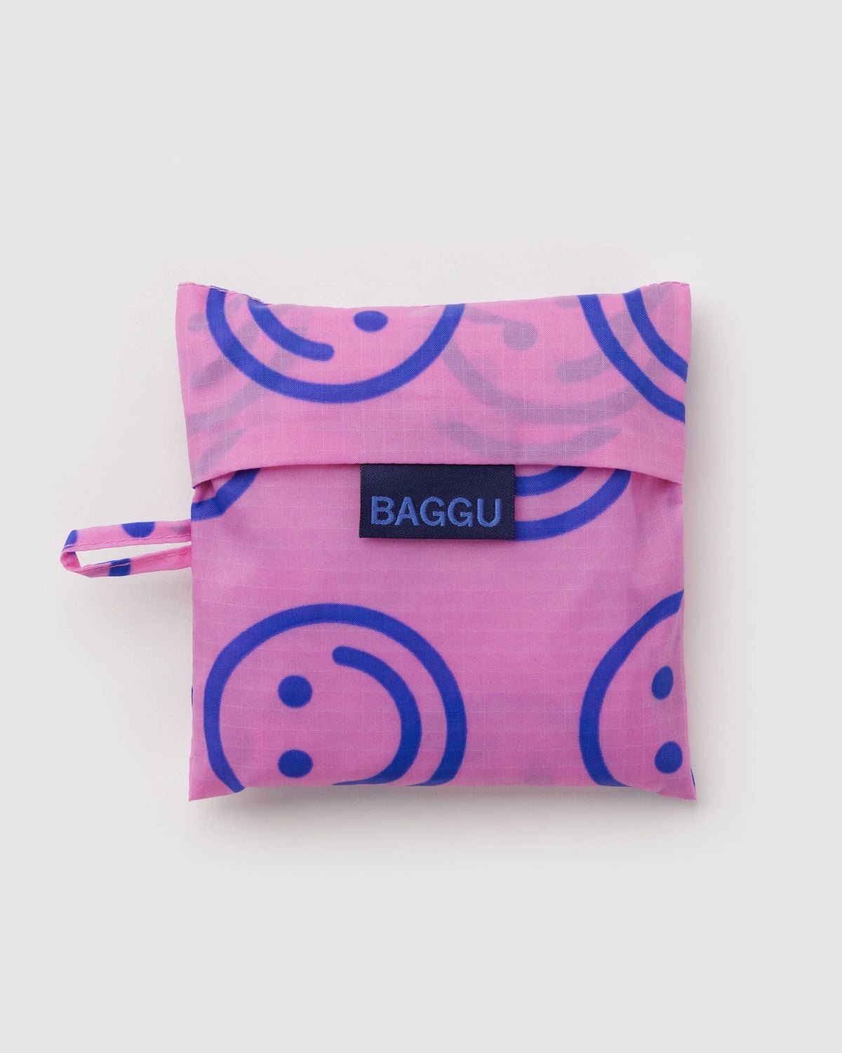 BAGGU - STANDARD BAGGU Einkaufstasche • Pop Pink Happy - ROSA ECK