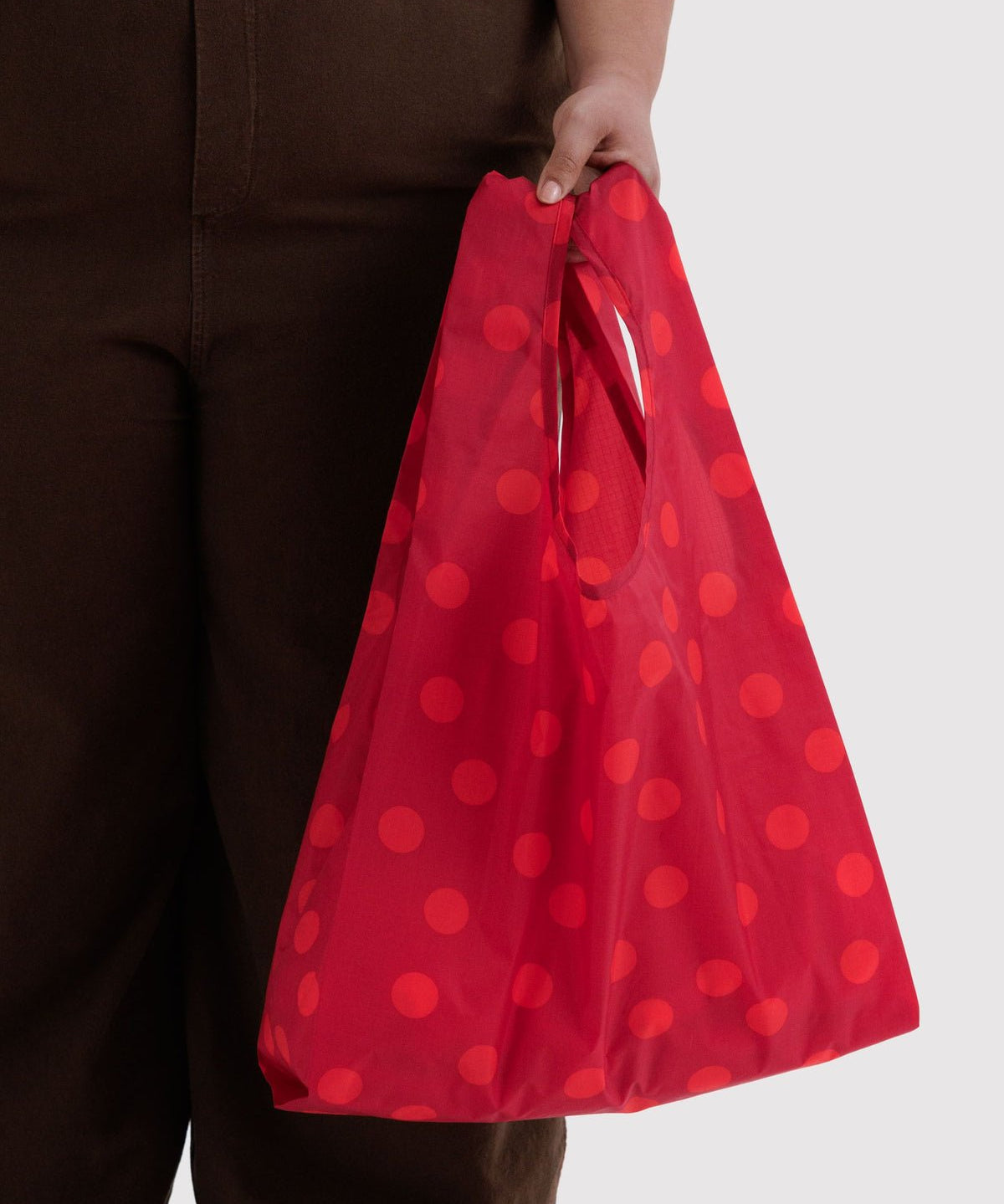 BAGGU - STANDARD BAGGU Einkaufstasche • Red Polka Dot - ROSA ECK