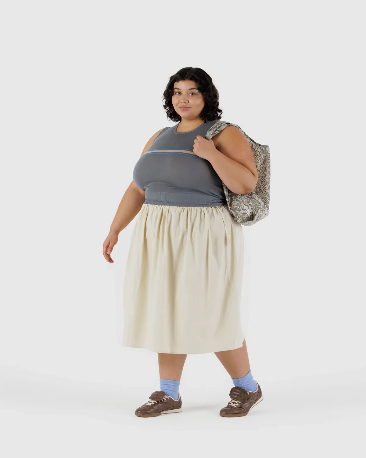 BAGGU - STANDARD BAGGU Einkaufstasche • Snakeskin - Tasche - ROSA ECK