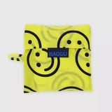 BAGGU - STANDARD BAGGU Einkaufstasche | Yellow Happy - ROSA ECK - Reusable Bag, Smiley,