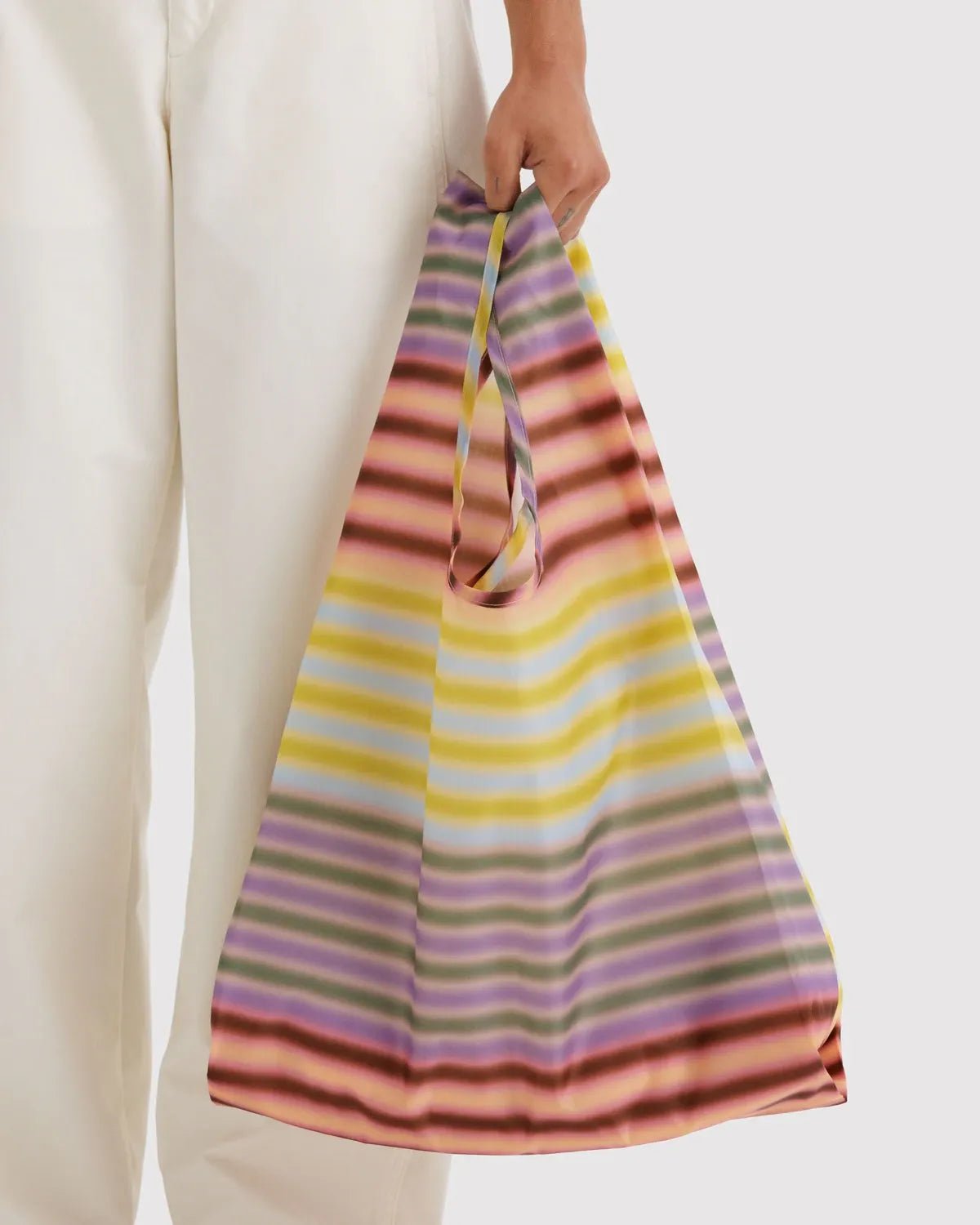 BAGGU - STANDARD BAGGU Tasche • Gradient Stripe Multi - ROSA ECK