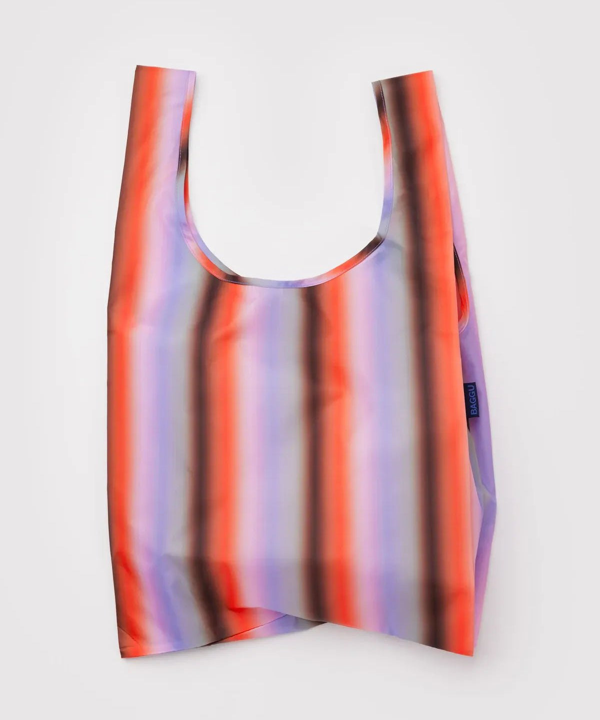 BAGGU - STANDARD BAGGU Tasche • Gradient Stripe Poppy & Lilac - ROSA ECK