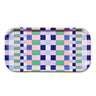 BLU KAT - CHECKER MIX Serviertablett (43 x 22 cm) • Grass/Pink - ROSA ECK