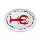BLU KAT - LOBSTER Serviertablett oval (31 × 22 cm) - Serviertablett - ROSA ECK Concept Store
