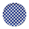 BLU KAT - SEA SALT CHECKER Rundes Serviertablett (⌀ 38 cm) - Serviertablett - ROSA ECK Concept Store
