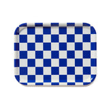 BLU KAT - SEA SALT CHECKER Serviertablett rechteckig (27 × 20 cm) - Serviertablett - ROSA ECK Concept Store