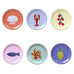BLU KAT - SEASIDE LUNCH Untersetzer 6er - Set (⌀ 11 cm) - Untersetzer - ROSA ECK Concept Store