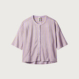 BONGUSTA - NARAM Oversized Shirt | lilac & neon yellow - Shirt - ROSA ECK - 