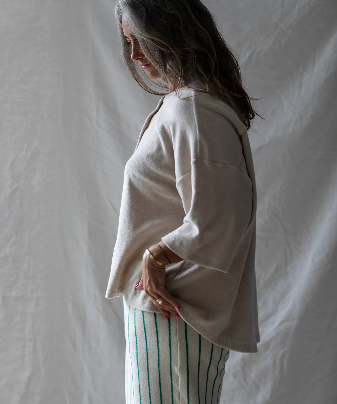 BONGUSTA - NARAM Oversized Shirt | moonbeam - Shirt - ROSA ECK - 