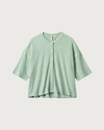 BONGUSTA - NARAM Oversized Shirt • silver sage - Shirt - ROSA ECK Concept Store